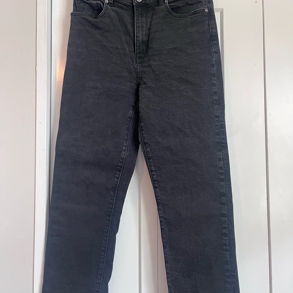LOFT Black Straight Leg Jeans Classic Style